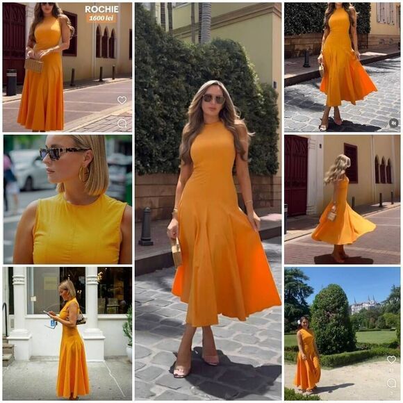 ZARA MIDI SWING DRESS ZW COLLECTION - Picture 1 of 13
